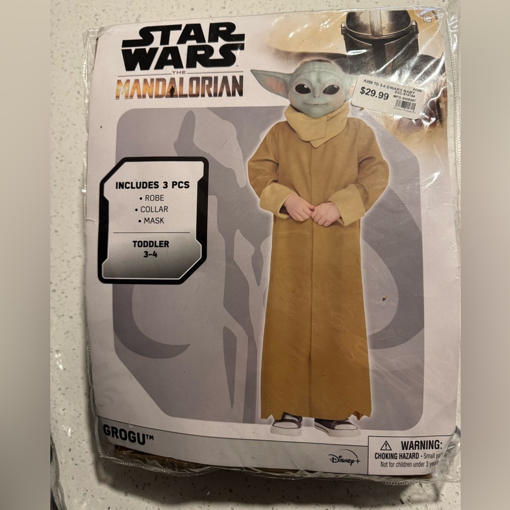 Disney Star Wars Grogu Costume - Tan - 3/4T